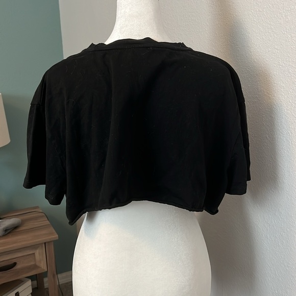 Princess Polly Los Angeles Cropped Tshirt Size 4 - Picture 3 of 7